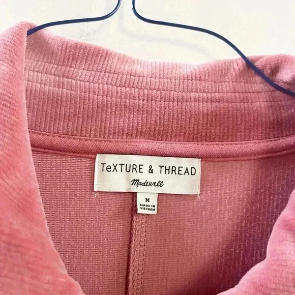 Madewell corduroy velour bomber jacket medium - Picture 2 of 4